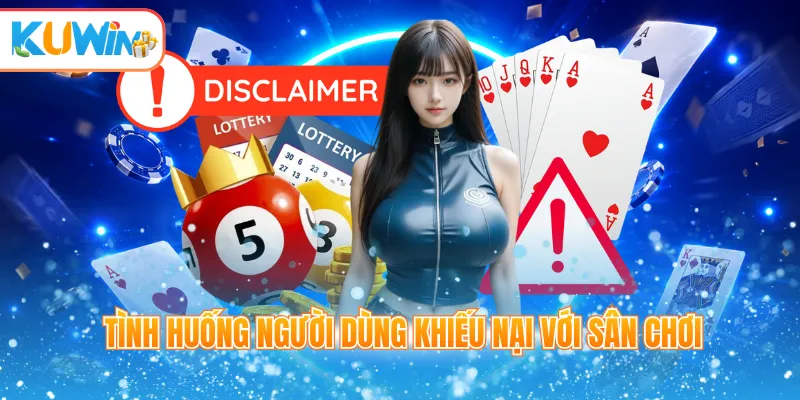 Tình huống người dùng khiếu nại với sân chơi